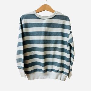 Zara Kids Striped Blue Sweater